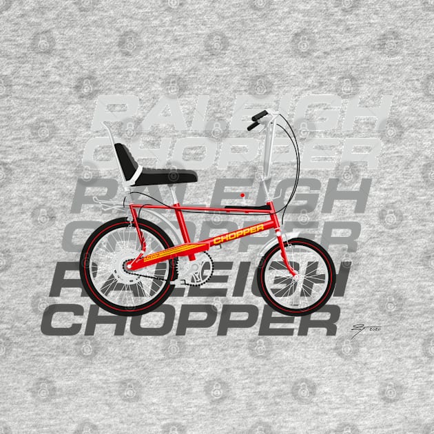 Raleigh Chopper Grey Shade Mk2 by Tunstall